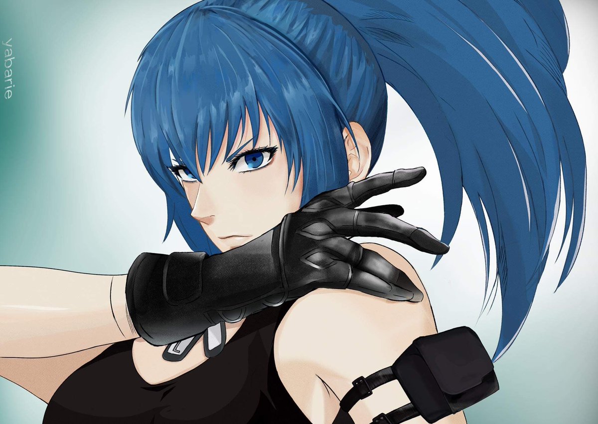 yabarie_'s tweet photo. Colored Leona Heidern from kof xv https://t.co/8BrfI1Eick
