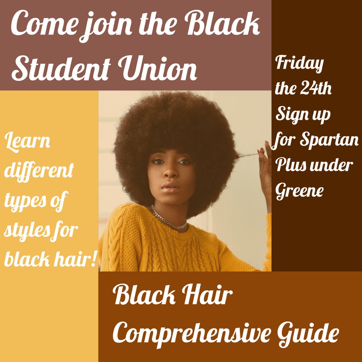 Join the Black Student Union for a special Global Society Fest Spartan Plus this Friday, 2/25!