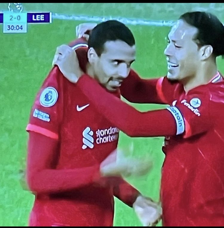 The Legend otherwise known as Joel Matip 🔴👊🏻 #LIVLEE #PremierLeague <a href="/LFC/">Liverpool FC</a> #GOAT