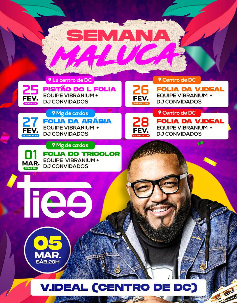 SE PREPAREM, DIA 5 DE MARÇO TERÁ TIEE, NO BAILE DA VILA IDEAL !! PREPAREM O FÍGADO PARA ESSES DIAS !! 🥳🥳🇲🇽🇸🇦🛤️