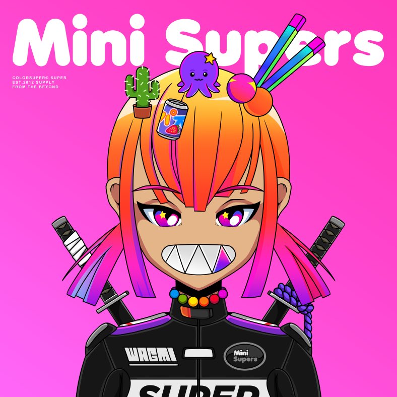 <a href="/minisupersnft/">minisupers</a> Is a collection size of 6969 With a price of 0.069 Minting Mid March!!

TO CELEBRATE!!😵‍💫🤰🏽
RT+Tag a friend or two who you think would like my work. 🥰😍

THIS is the only time I’m doing a post like this!
⬇️
69!!!!⬅️WL will be drawn from engaging with this post.😮‍💨