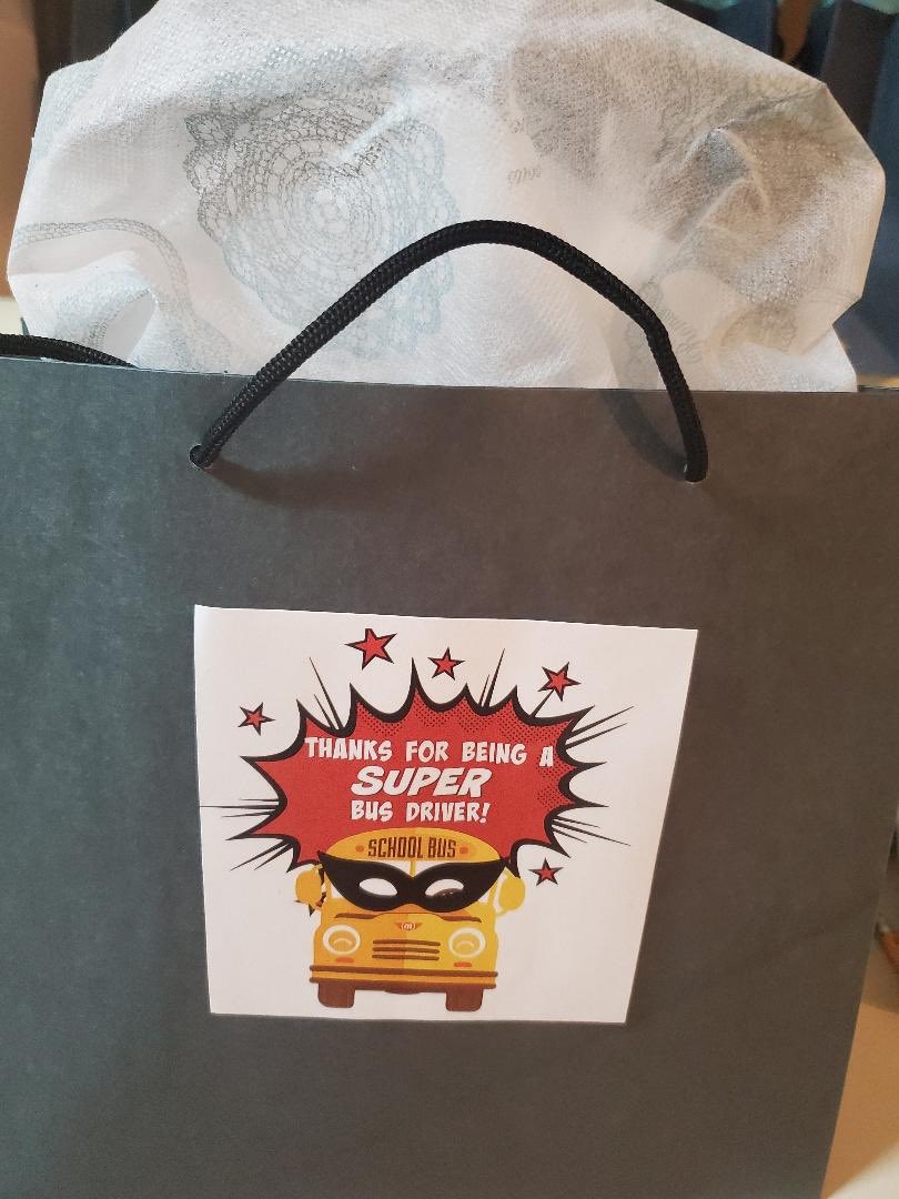 The APE PTA wanted to appreciate our AWESOME bus drivers for getting our kiddos to and from school SUPER safely!!  (special thanks to Tisha Klinkhammer, PTA Board Member, for putting these bags together)