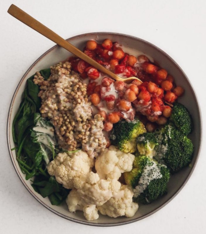 izzymorales24's tweet photo. #vegan bowl of the day 🥬🥦🥗♥️ #fitness #health #wellness #healthy #foodie #cuisine #GoVegan https://t.co/dQ1mTuu27N