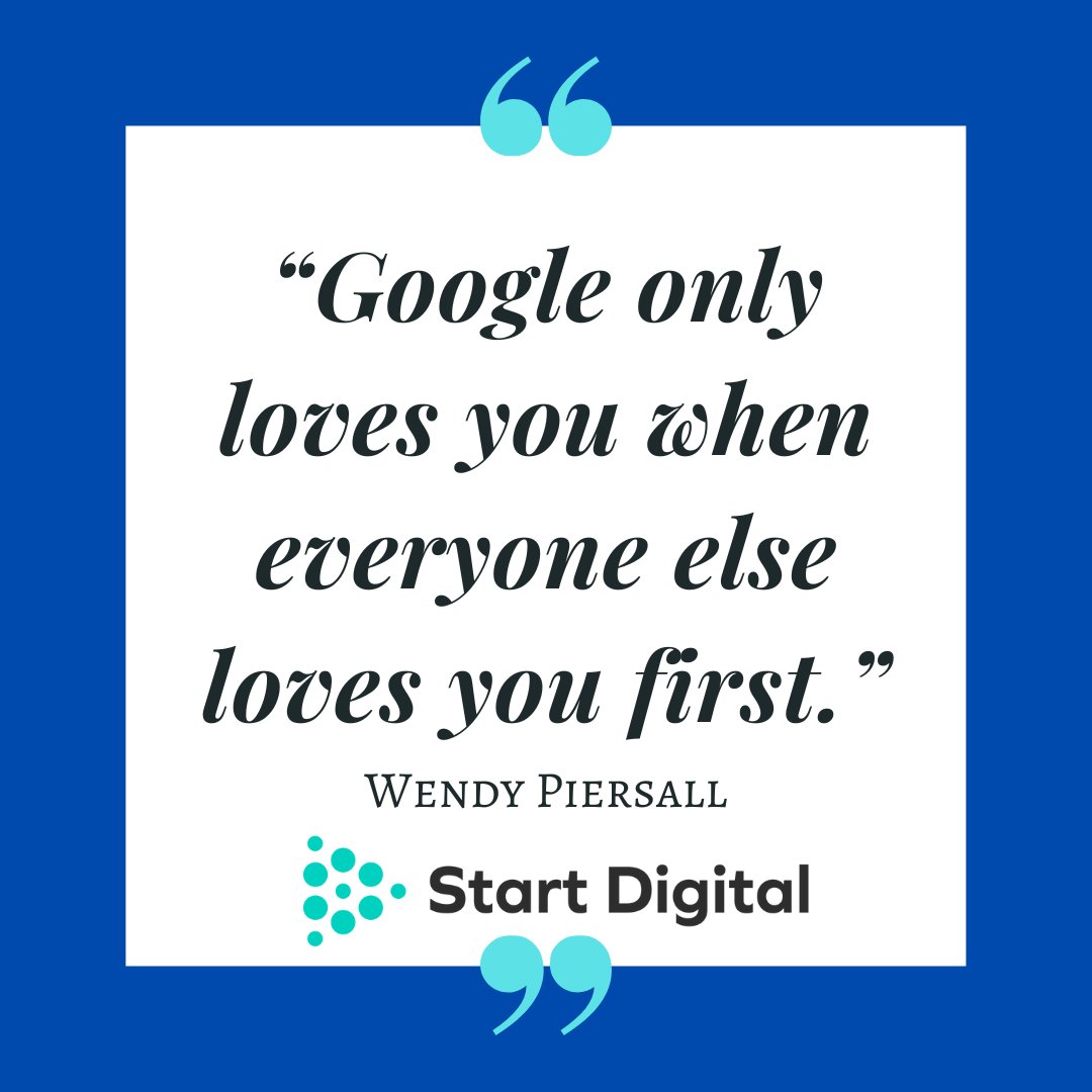 Start_Digital01's tweet photo. Google loves you when others love you first! To get to the top of the google search you need to make sure your clients love your site first!

#webdesign #webdevelopment #webdeveloper #socialmedia #seo #digitalmarketing #webdesigntips #webdesignhints #logo https://t.co/FRvBM0cGYc