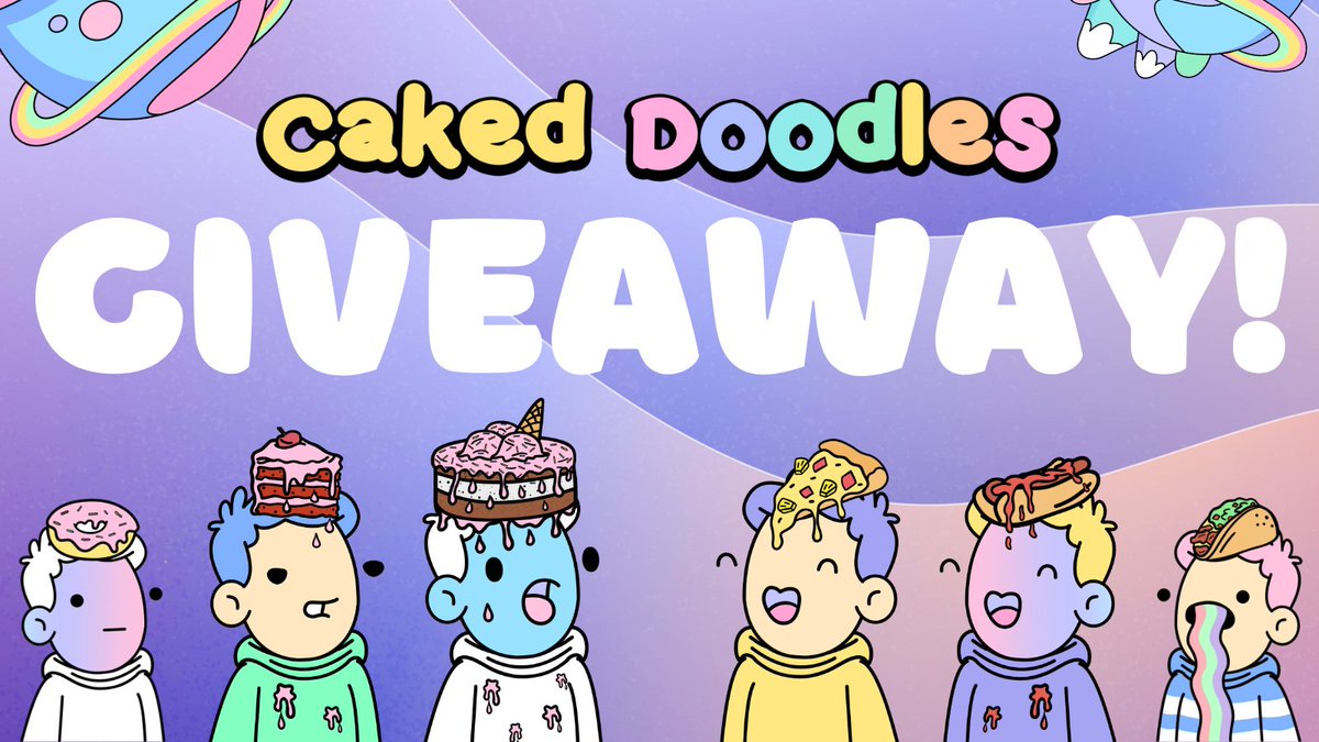 🎉GIVEAWAY🎉

Prize:
🏆.25 SOL
🏆1x NFT
🏆8x WL Spots

To enter:
1⃣Follow @cakeddoodles &amp; @giveawaysforsol 
2⃣RT &amp; Like
3⃣Tag 3 Friends

🥕Bonus Entry: Join their discord and say hi: discord.gg/4uGNvUrd2C

⏰ENDS IN 24 HOURS⏰#NOTISQUAD
#Solana #SolanaGiveaways