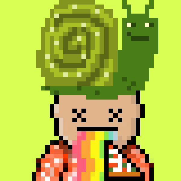 pizzamafiapals's tweet photo. Who doesn't love a little #escargo topping on a Dead @doodles face? @pixiegirlcrypto @RarePizzas https://t.co/wdYIoyVdg3