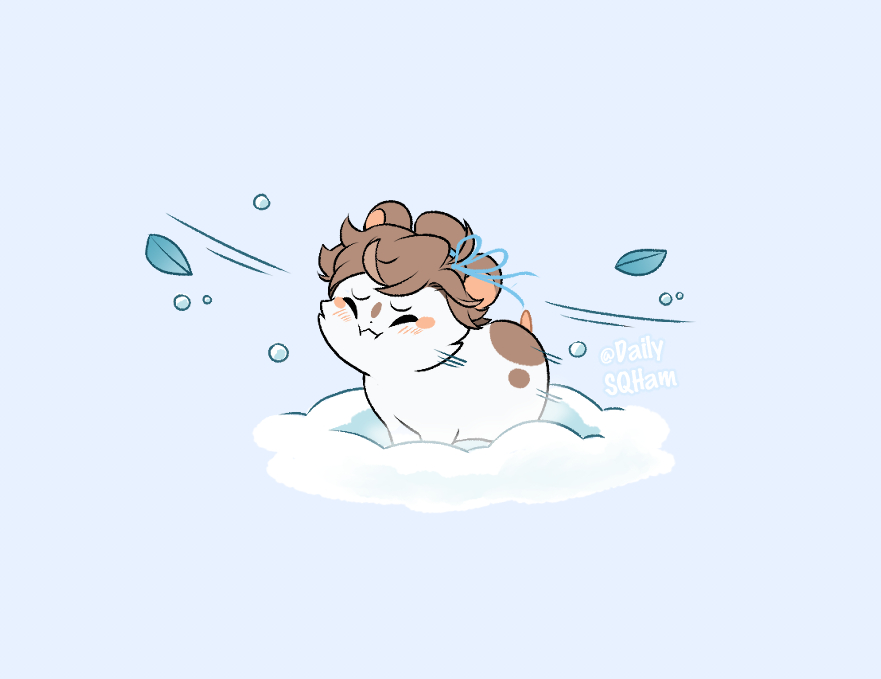 DailySQHam's tweet photo. it's WIMDY!!🍃

#dailySQHam #weeklySQHam https://t.co/aWE3ek97WA