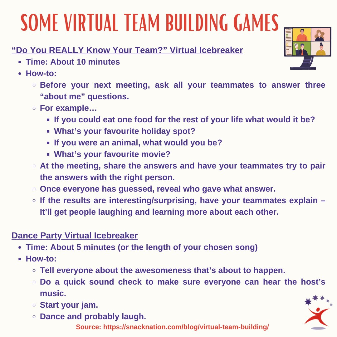 Fun Virtual Games for Your Next Team Building Meeting