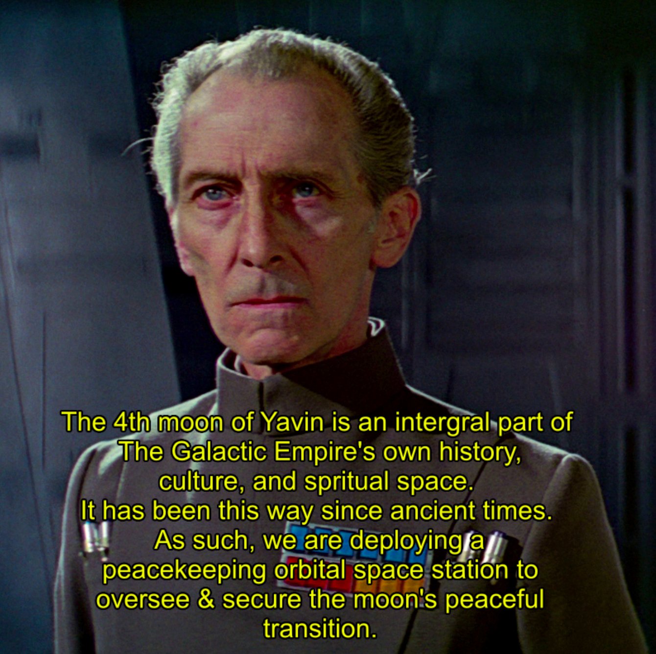 Grand Moff Tarkin Quotes 𝕋𝕙𝕖 ℍ𝕚𝕤𝕥𝕠𝕣𝕪 𝕠𝕗 ℂ𝕙𝕚𝕟𝕒 ℙ𝕠𝕕𝕔𝕒𝕤𝕥 On Twitter: "I, For One,  Think Gov. Tarkin Is On The Level. Https://T.co/Lpolivqqu6" / Twitter
