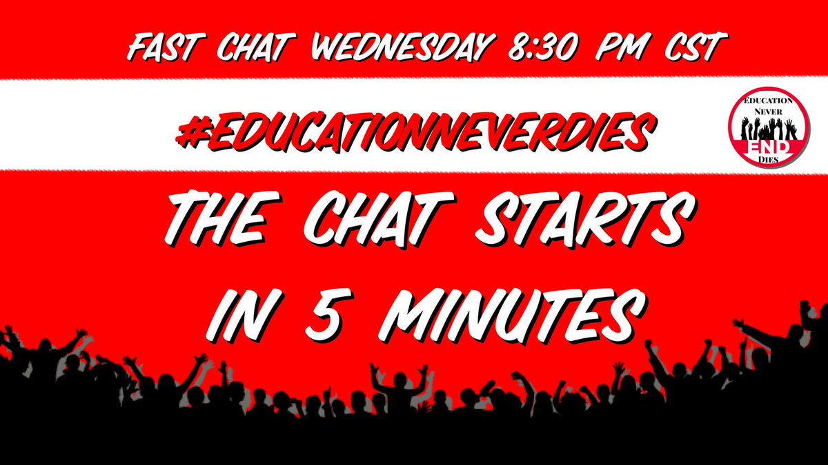 Join us in just 5 minutes as @dekconductor hosts #EducationNeverDies!