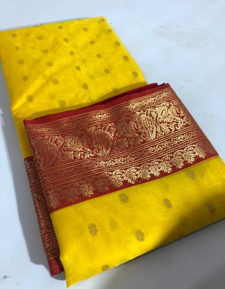 ThanksChanderi's tweet image. chanderi saree malti color katan and pattu silk