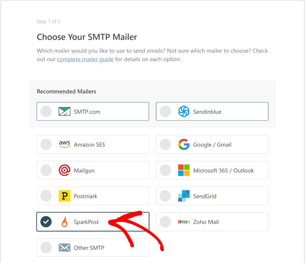 wpmailsmtp's tweet photo. The WP Mail SMTP setup wizard makes it easy to send emails from WordPress through a professional email provider.
That'll stop your emails from going to spam!
Get started with SparkPost 👉 https://t.co/OIbnc61OWx
#Sparkpost #WordPress https://t.co/2LxjF60uhE