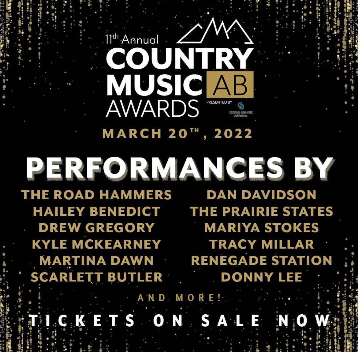 Hailey Benedict (@thatsmehaileyb) on Twitter photo So pumped to be performing at the 11th annual <a href="/CountryMusicAB/">Country Music Alberta</a> Awards March 20th! 🤠I feel grateful for the opportunity to play live music & share the stage with such talented friends. Going to be an exciting night & reunion to celebrate country music here in #ALBERTA !! 🤟 So pumped to be performing at the 11th annual <a href="/CountryMusicAB/">Country Music Alberta</a> Awards March 20th! 🤠I feel grateful for the opportunity to play live music & share the stage with such talented friends. Going to be an exciting night & reunion to celebrate country music here in #ALBERTA !! 🤟
