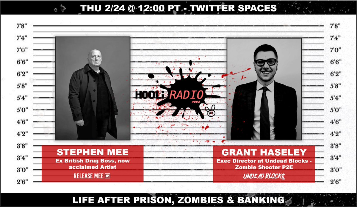Undead Blocks (@undeadblocks) on Twitter photo Thursday Afternoon Theater. 🎥🎙️
@Grant_Undead joins <a href="/mypethooligan/">My Pet Hooligan</a> & <a href="/Ste_mee/">Stephen Mee</a> TOMORROW on Hooli Radio at 3PM EST / 12PM PST!
It's going to be electric. ⚡️⚡️⚡️
$UNDEAD #K2E Thursday Afternoon Theater. 🎥🎙️
@Grant_Undead joins <a href="/mypethooligan/">My Pet Hooligan</a> & <a href="/Ste_mee/">Stephen Mee</a> TOMORROW on Hooli Radio at 3PM EST / 12PM PST!
It's going to be electric. ⚡️⚡️⚡️
$UNDEAD #K2E