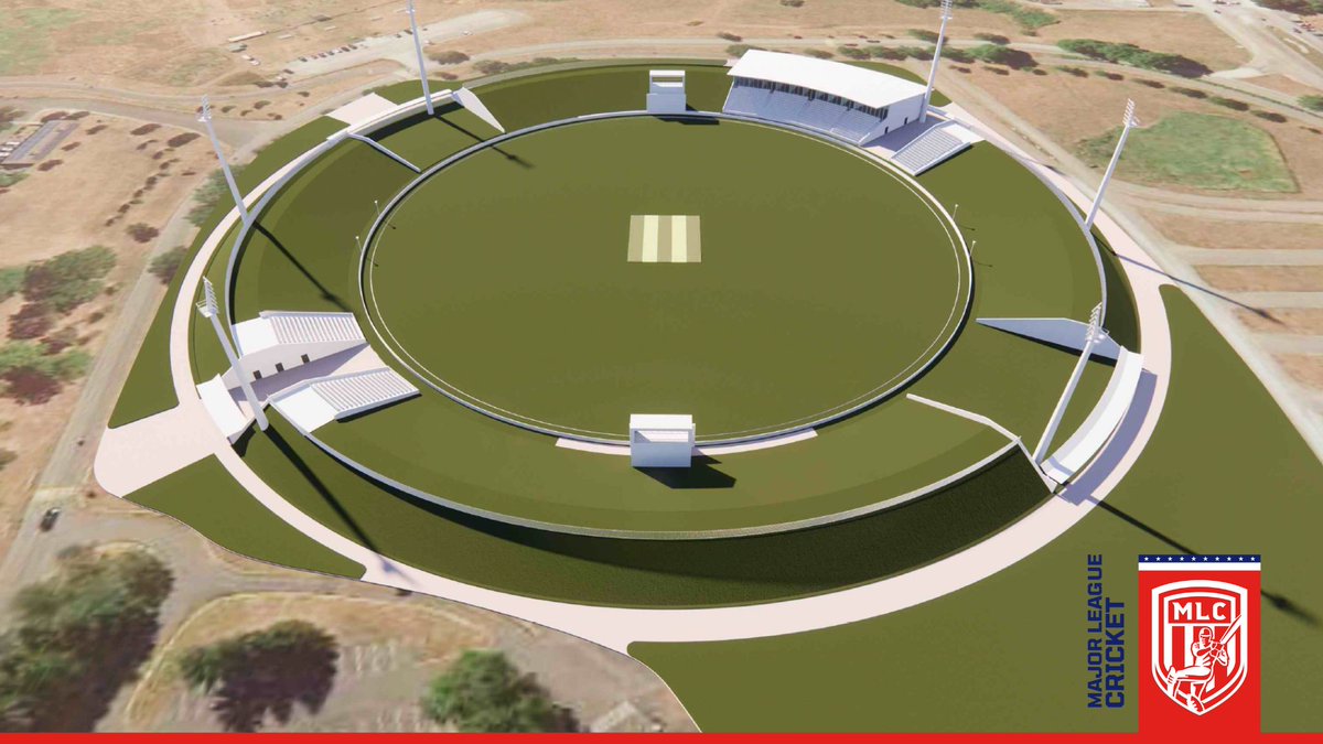 Keeping it simple, but stunning 😍

Renderings for Marymoor Cricket Community Park are looking 💯💯💯

#MajorLeagueCricket #BuildAmericanCricket