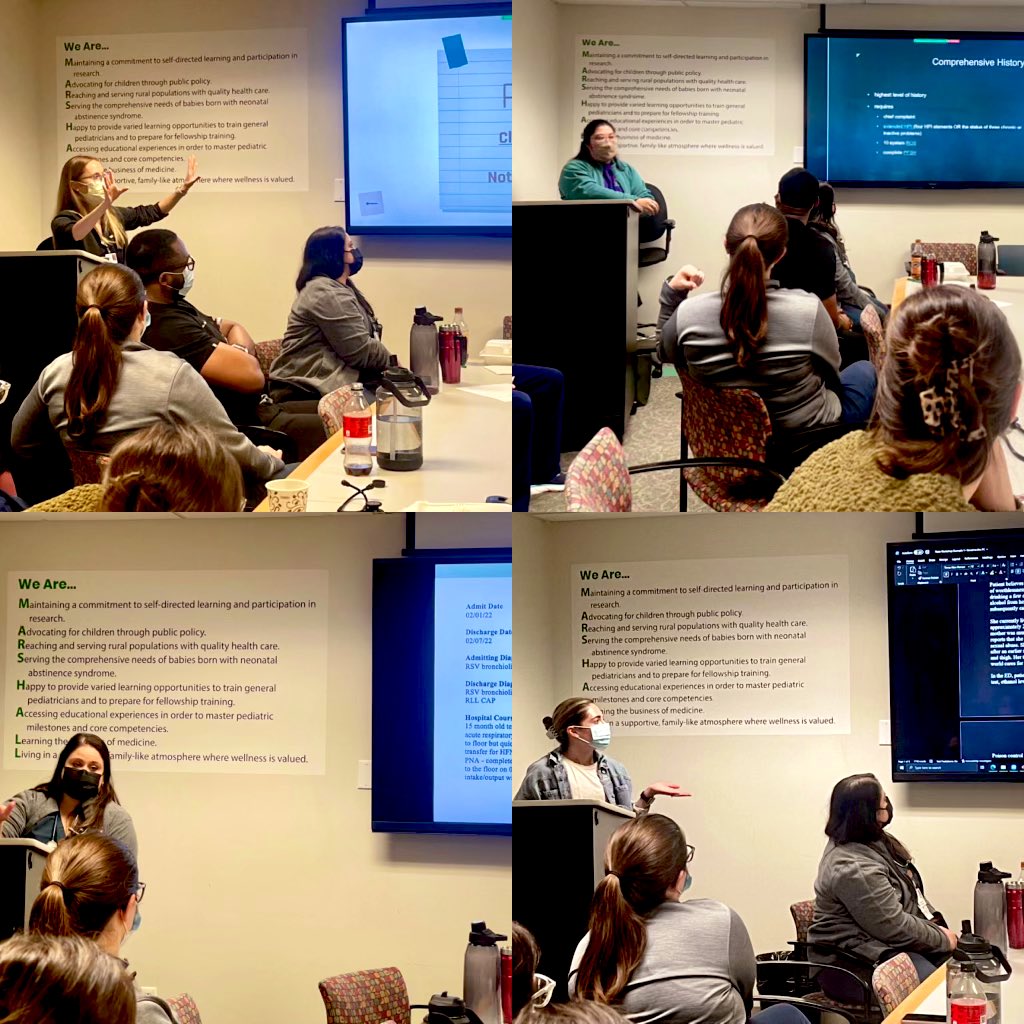 Marshall Pediatric Hospital Medicine Fellowship (@marshallphm) on Twitter photo “Don’t Bloat your Note!”
What a whirlwind watching our fellows lead a discussion on best documentation practices 📝 during resident didactics this week - thanks for all the tips and tricks!
<a href="/JessicaFordDO/">Jessica Ford, DO</a> <a href="/PatriciaTranMD/">Patricia Tran, MD, MS, FAAP (she/her)</a> @frankiegiv <a href="/Lauren_1192/">Lauren Tufts</a> <a href="/PHMFellowships/">PHM Fellowships</a> “Don’t Bloat your Note!”
What a whirlwind watching our fellows lead a discussion on best documentation practices 📝 during resident didactics this week - thanks for all the tips and tricks!
<a href="/JessicaFordDO/">Jessica Ford, DO</a> <a href="/PatriciaTranMD/">Patricia Tran, MD, MS, FAAP (she/her)</a> @frankiegiv <a href="/Lauren_1192/">Lauren Tufts</a> <a href="/PHMFellowships/">PHM Fellowships</a>