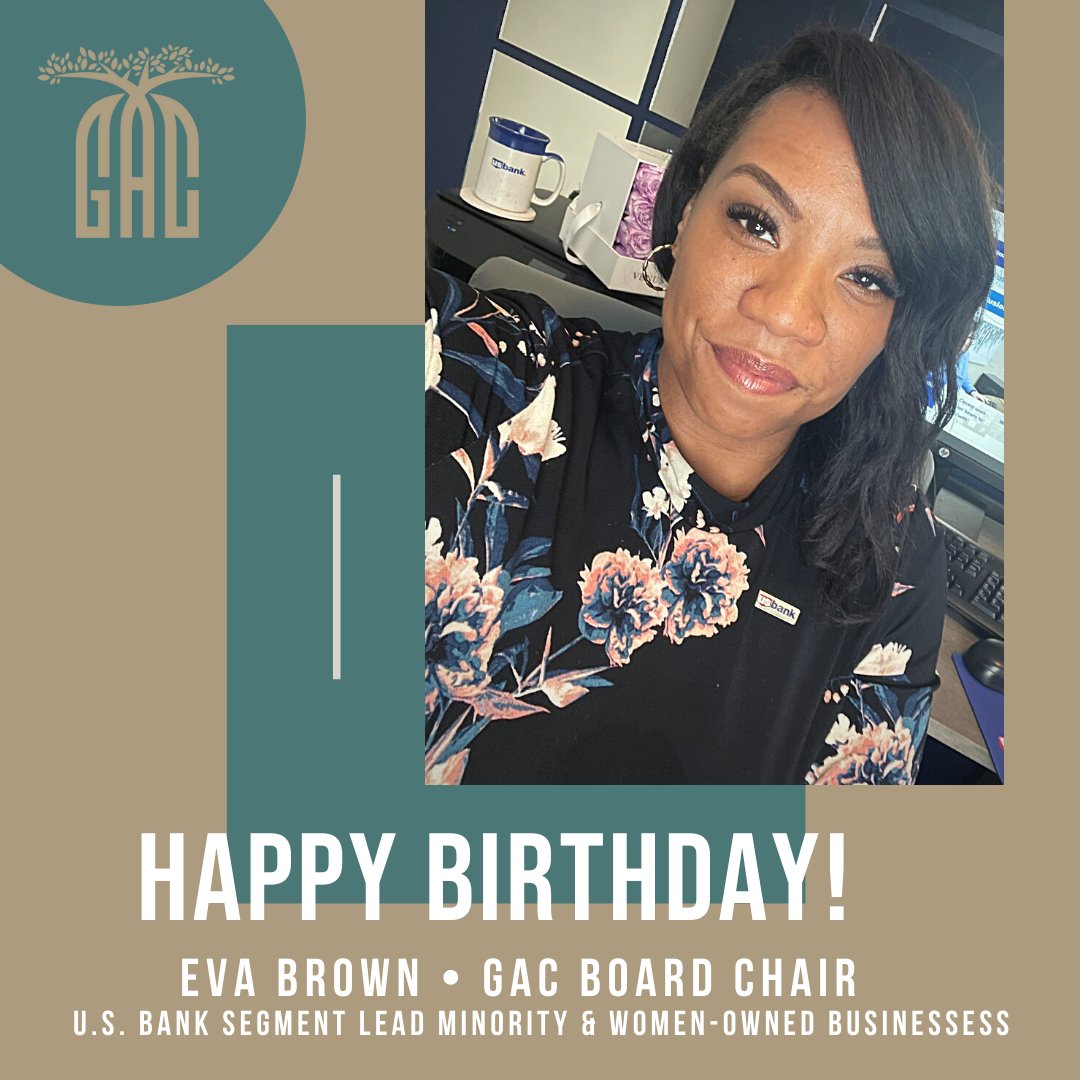 Please join us in wishing the happiest of birthdays to our fearless and talented Board Chair, Eva Brown!

GAC is honored to have such strong leaders among our Board and we wish Eva continued success and blessings in this new year.

From all of us at GAC, Happy Birthday!