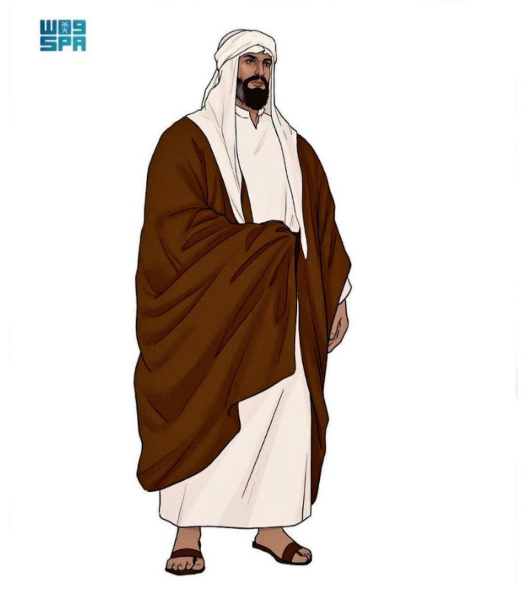 رسم تخيلي للإمام محمد بن سعود مؤسس الدولة السعودية الأولى بناءً على وصف المصادر التاريخية..