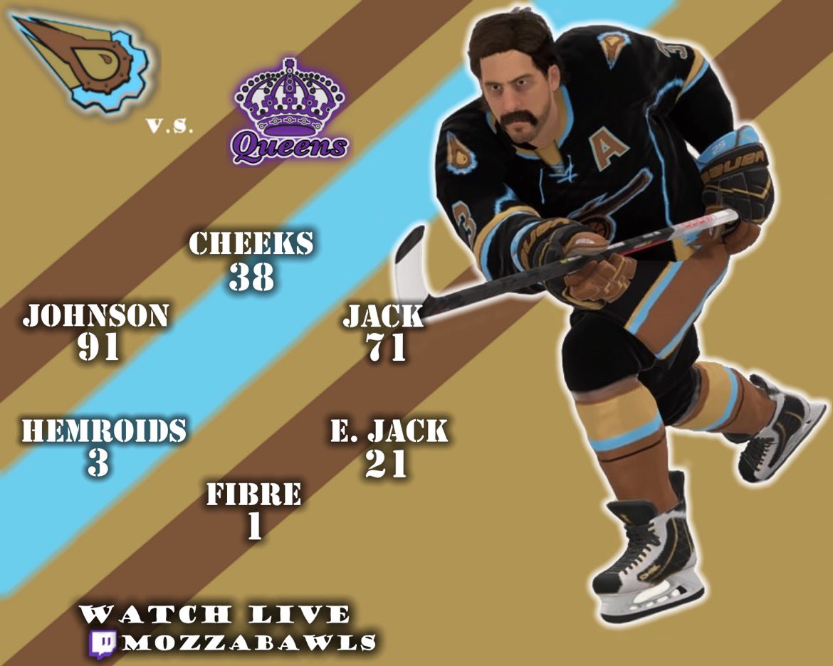 Putting our 7 game win streak on the line tonight! 

🆚 Toe Drag Queens 
⏰ 9:30 PM EST
📺 twitch.tv/mozzabawls