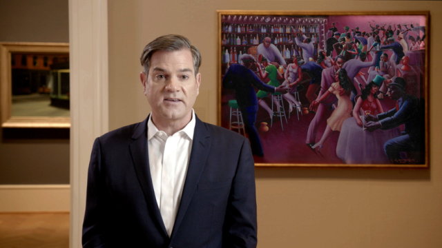 ctcreationcare's tweet photo. #ArchibaldMotley was passionate about depicting the lively worlds of Black neighborhoods in Chicago known for their music and nightlife. Learn more about Motley’s artwork “Nightlife” with @artinstitutechi and #BofAMasterpieceMoment. https://t.co/N4DiqptRpN https://t.co/f1SsLFv47u