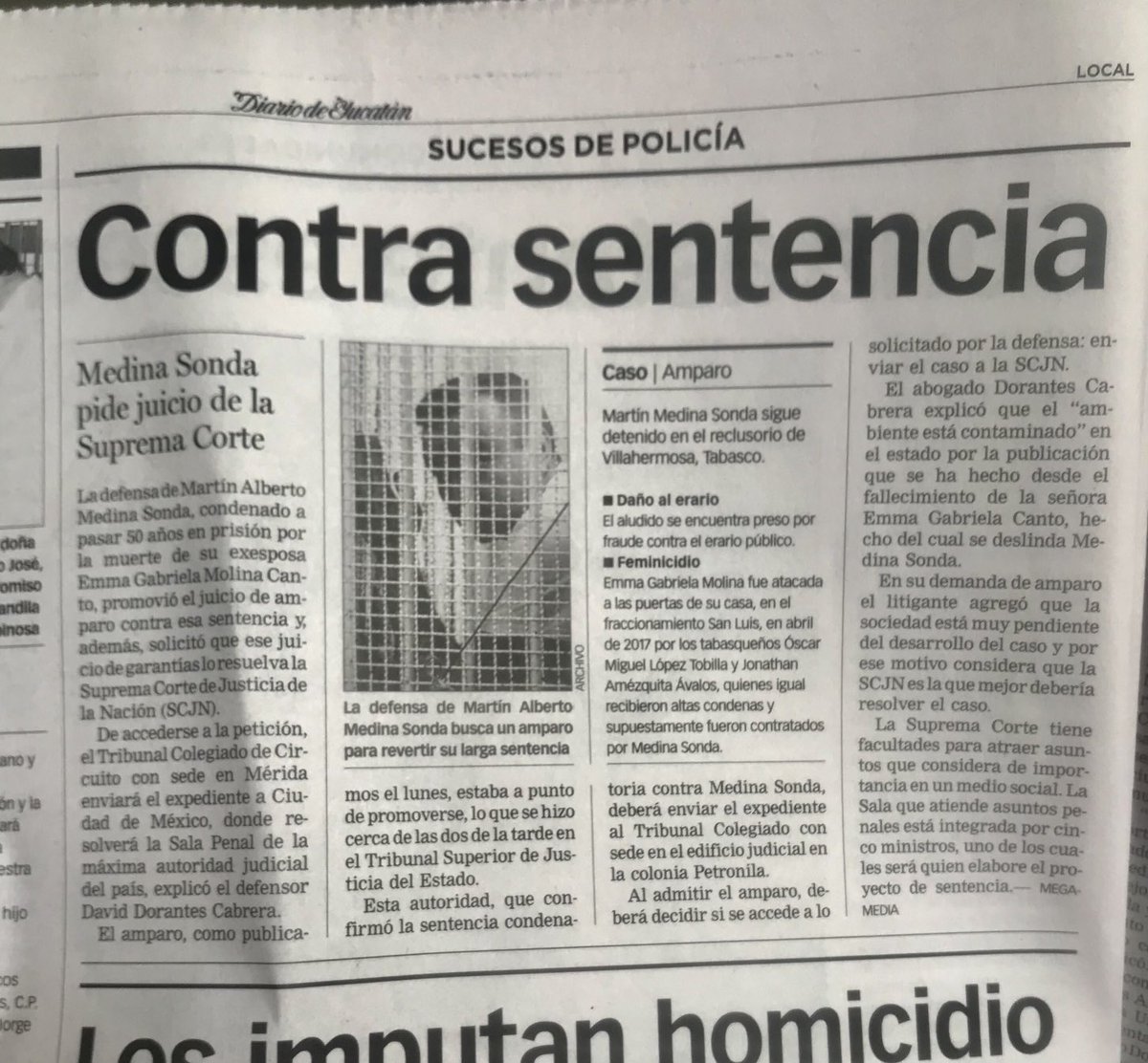 maenunez8's tweet photo. El #Feminicidio mas sádico, cruel, fríamente planeado y realizado en #Yucatán con brutal #Saña ,por una mente Enferma vinculada con Miles de #Millones de pesos ……. Tratará de sacar provecho del #VotoConcurrente #EQUIS Justicia para Mujeres @PJYucatan @SCJN https://t.co/r3jcijPIHm