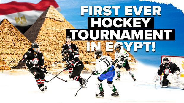 BarDown's tweet photo. Ice hockey in Cairo?! 🏒

The first ever ice hockey tournament in Egypt is another big step in the globalization of hockey. @TheFriendLeague

ARTICLE: https://t.co/lKCSplsjdK https://t.co/MaINqmliFj