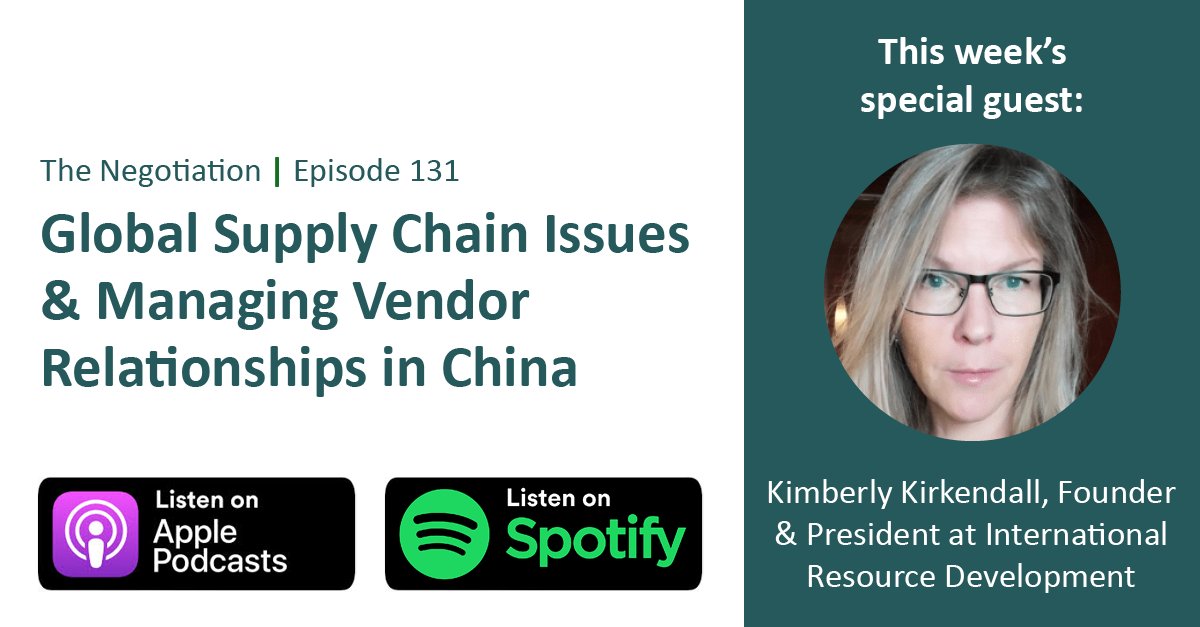 This week, we welcome back Kimberly Kirkendall to the show to discuss global supply chain issues and managing vendor relationships in China.

Listen to the episode now:
🎧 Apple: apple.co/3pdflzP
🎧 Spotify: spoti.fi/3t1pOiS