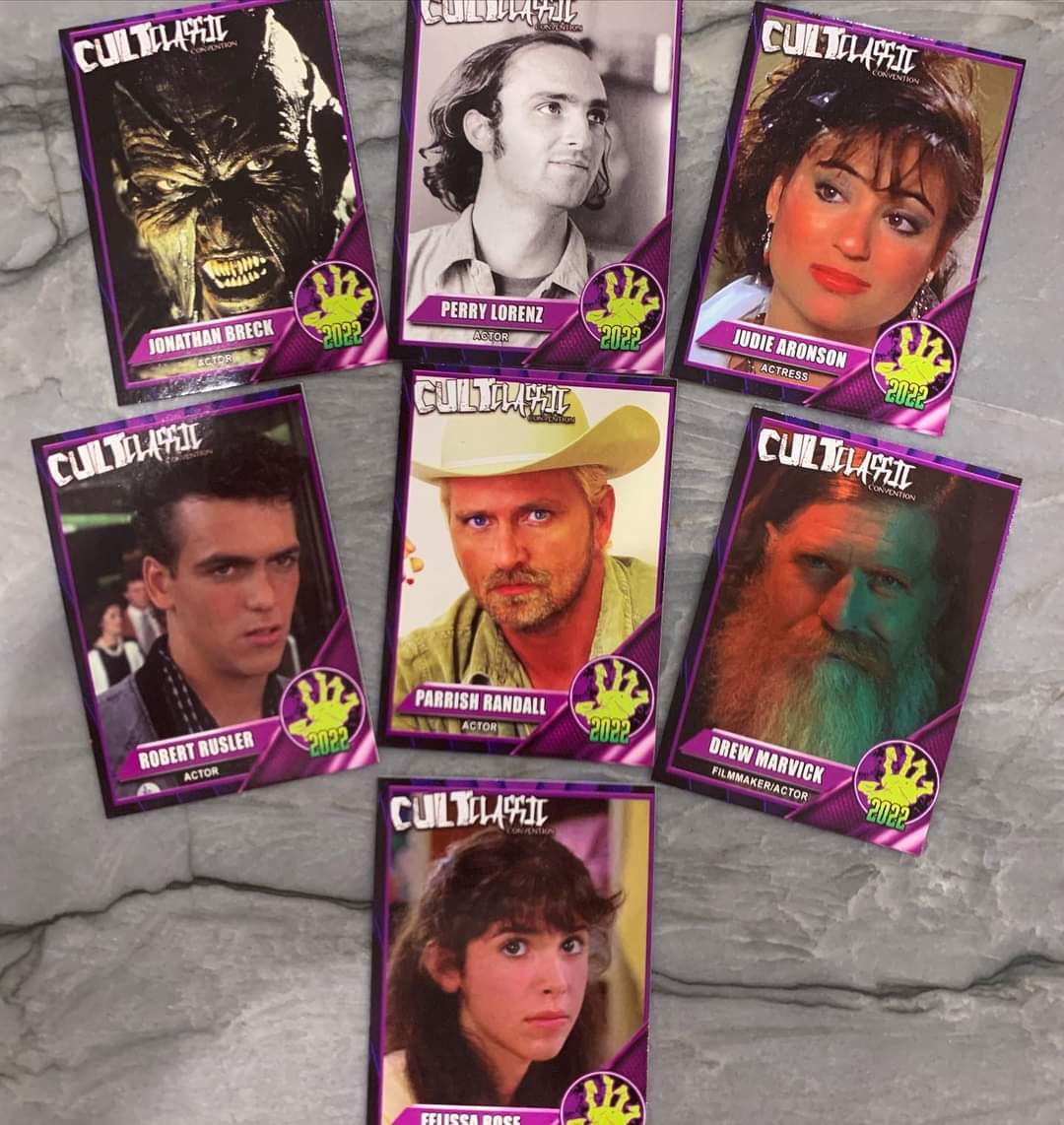 HorrorShane's tweet photo. Check out these cards we will have at the cult classic convention! @Felissa_Rose @bloodybill666 @COTDfilm Don't forget we are doing a raffle for the Bastrop animal shelter. You can also bring food, Toys, and blankets. Don't forget to visit the Texas chainsaw massacre gas station! https://t.co/lz0ISfZL2C