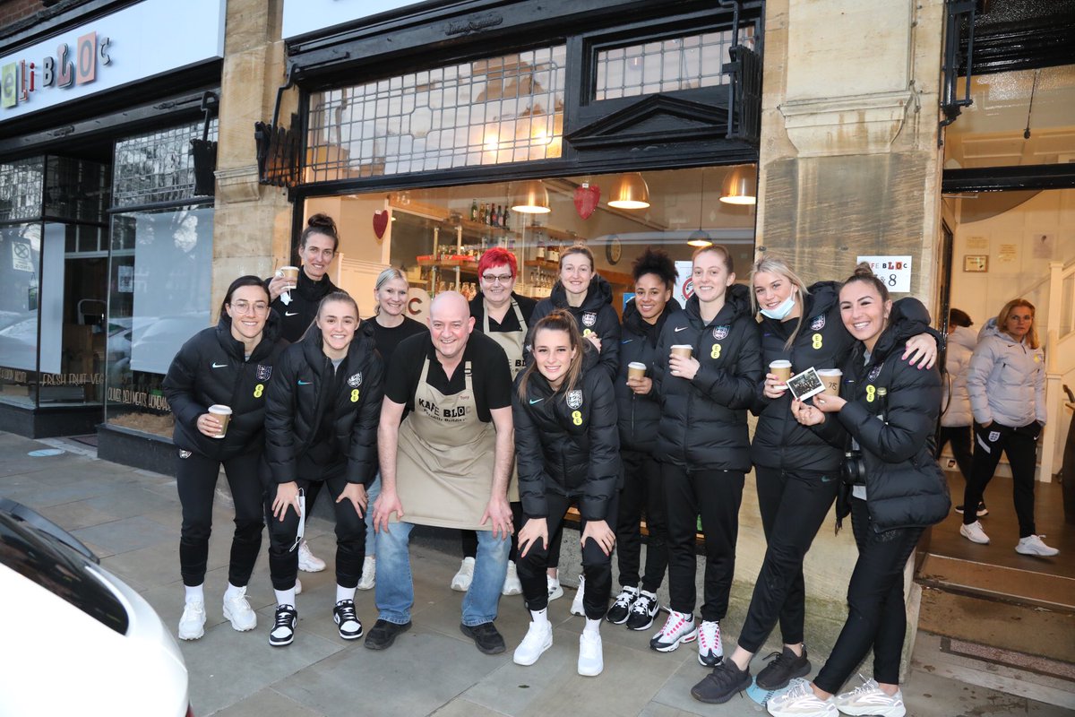 Congrats to the England Ladies Football team beating Germany 3-1……fuelled by Kafe Bloc!!