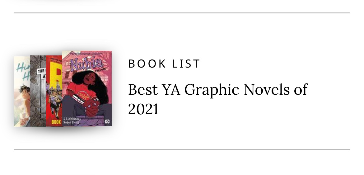 Shot of Nubia real one names one of booklists best ya graphic novels of 2022