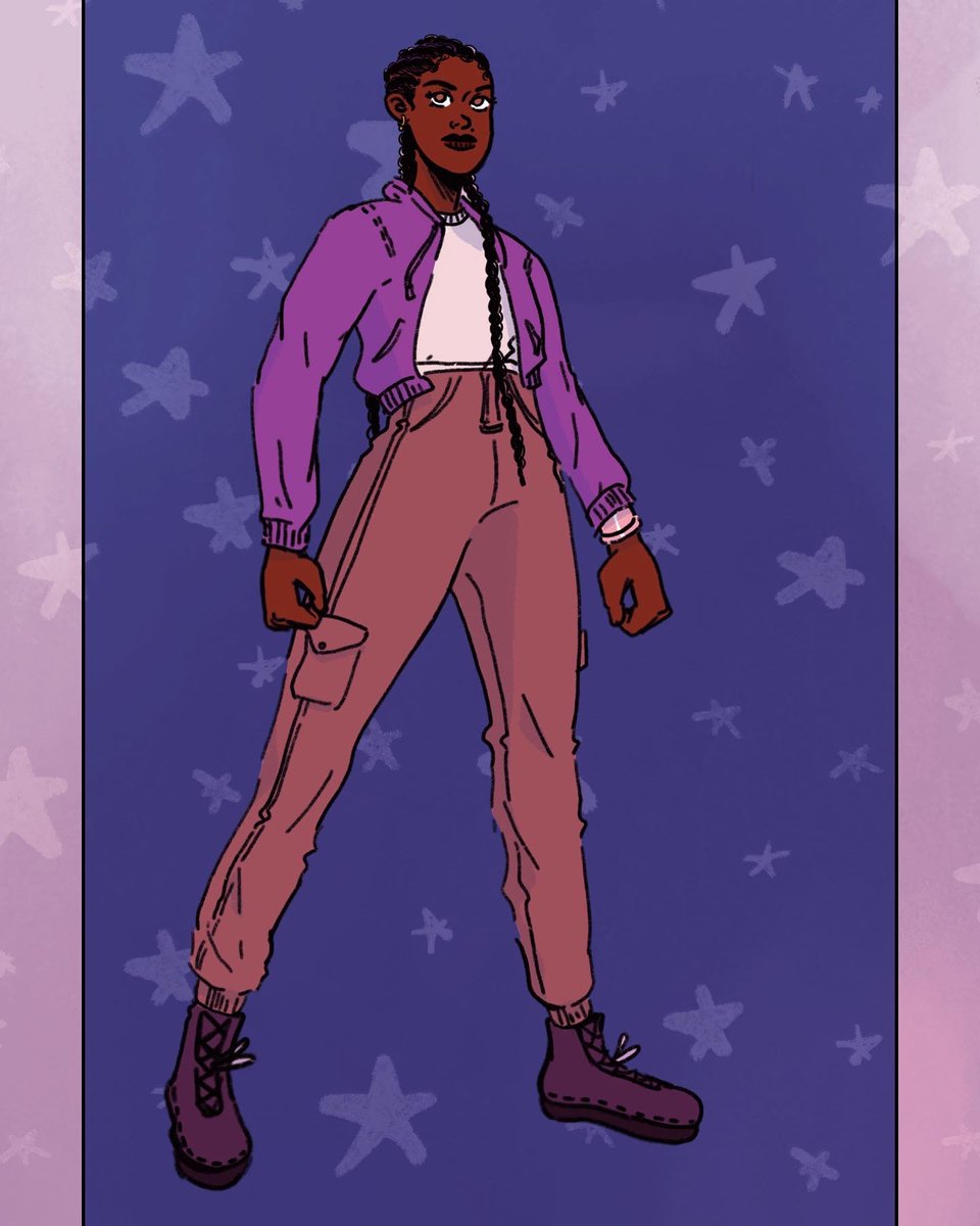 Nubia from Nubia real one standing in a power pose. 