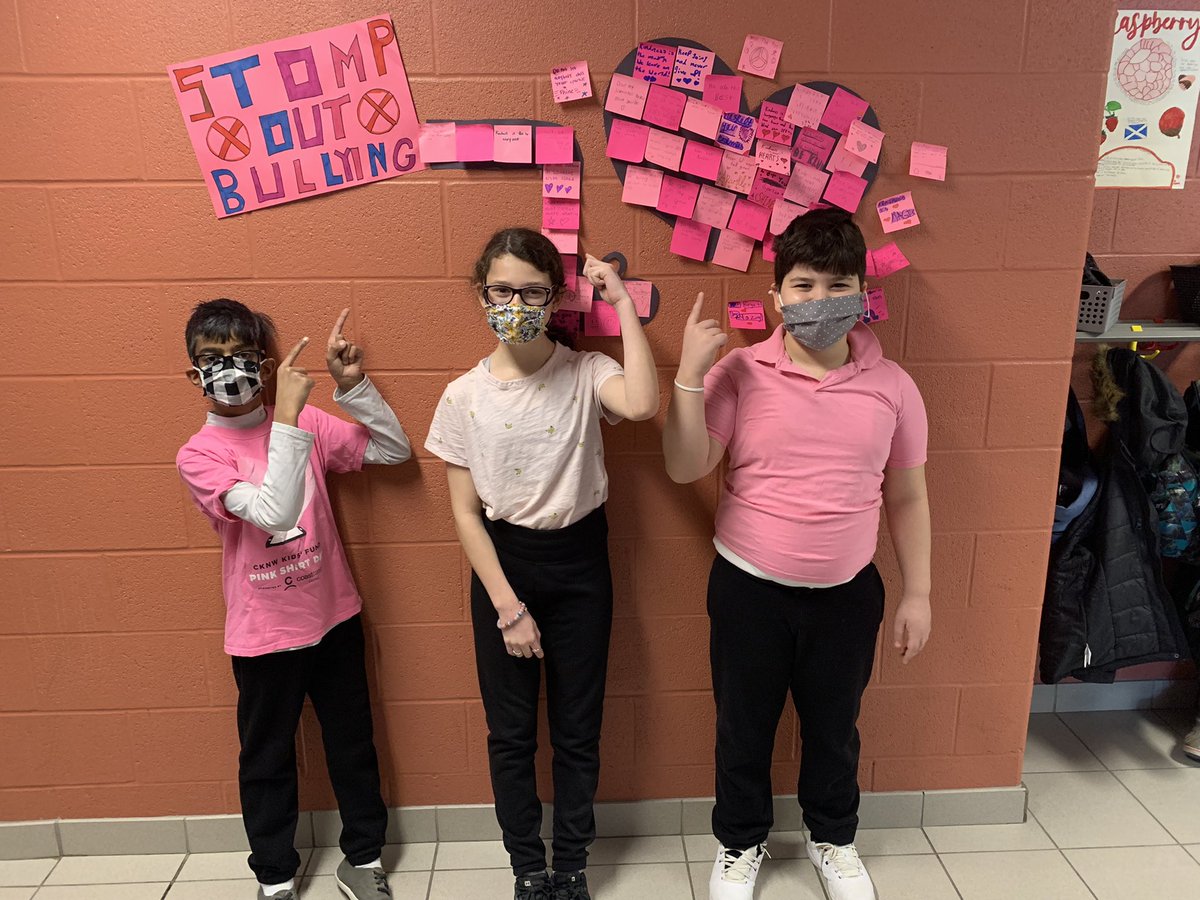 Today was a special day! Great discussions on the importance of being KIND!! We wrote messages of kindness for all those walking by our class to read. Love one another! 👚💓💞🙏🏽 #PinkShirtDay #KindnessMatters <a href="/st_smal/">St Michael the Archangel</a> <a href="/ycdsb/">York Catholic District School Board</a> <a href="/DomenicScuglia/">Domenic Scuglia -</a>
