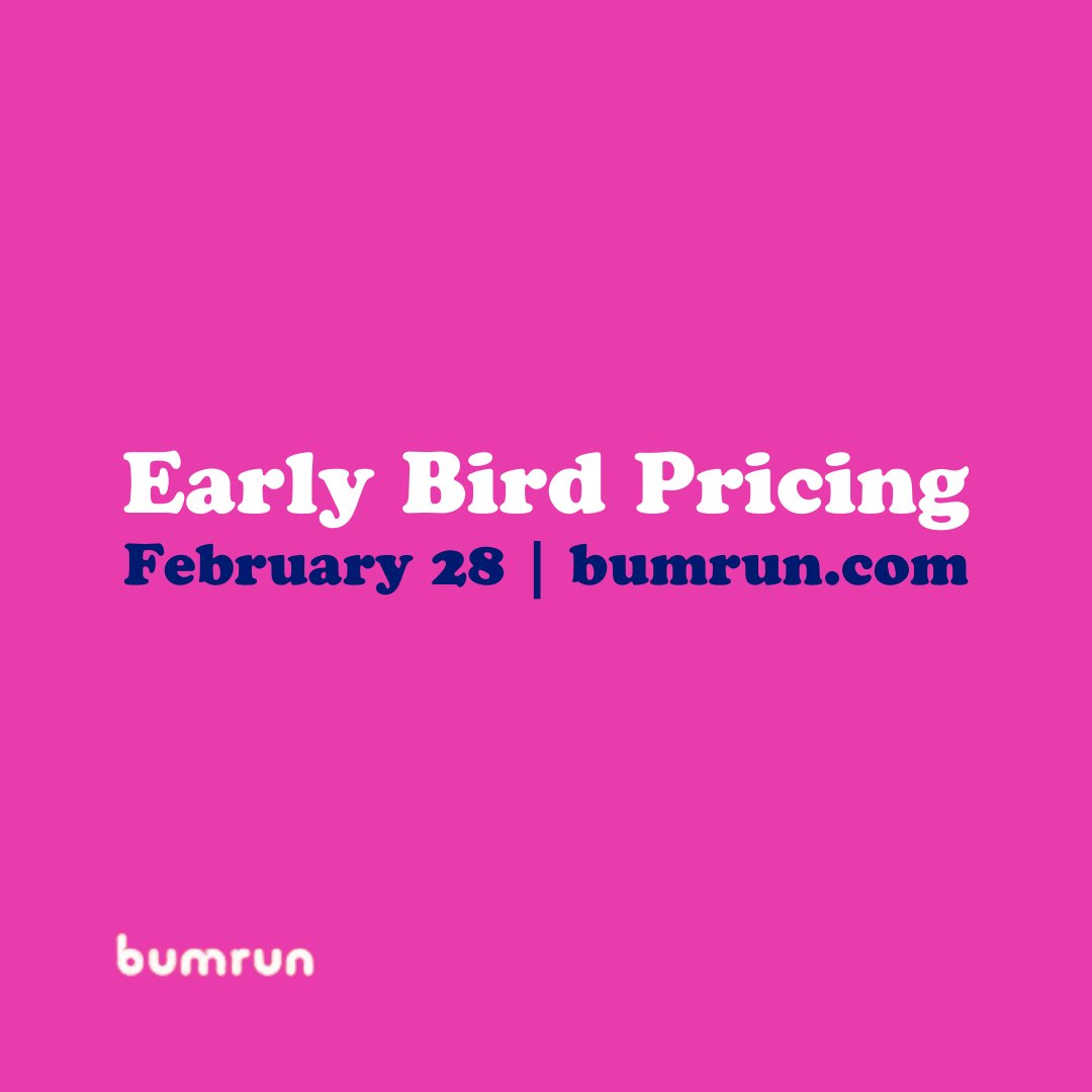 bumruncanada's tweet photo. Don't miss out on Bumrun early bird pricing! 🐦

Register on or before February 28 for the best deal on this year's event.

Run to https://t.co/OTzchwpqMS and take advantage of this deal - it ends soon! https://t.co/BPBJllmaa3