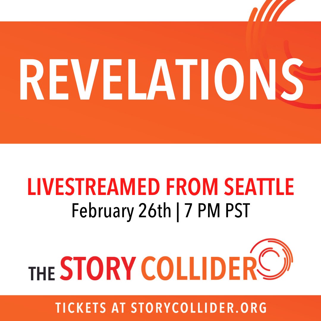 storycollider's tweet photo. Join us online as we livestream four stories about science revelations from a secret speakeasy in Seattle, WA.

Hosted by @EmiOkikawa  and @Kent_Stories.
@HM_Galindo @Valerie_Benti @everydayspeaker 
Reserve your tickets here: https://t.co/5ceb3UdpMm https://t.co/NRAl0Cv3jg