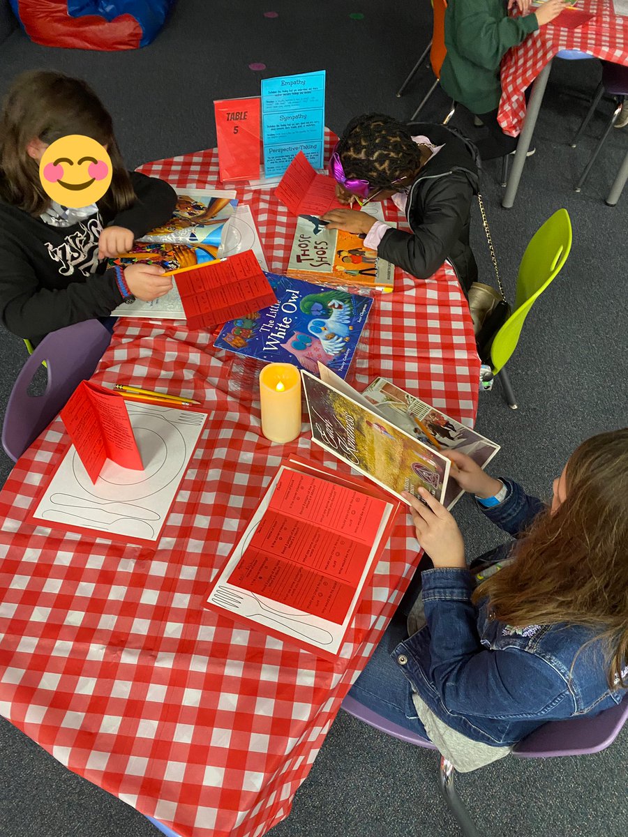 School counselor+ librarian= Empathy Cafe. Students were able to taste books from both of our collections to dig a little deeper into empathy, sympathy, and perspective taking. <a href="/howard_steam/">Howard Elementary STEAM</a> <a href="/SBarie214/">Sarah Barie</a> <a href="/bjcaine/">Bobbie Jo Caine</a> #SumnerCounselors