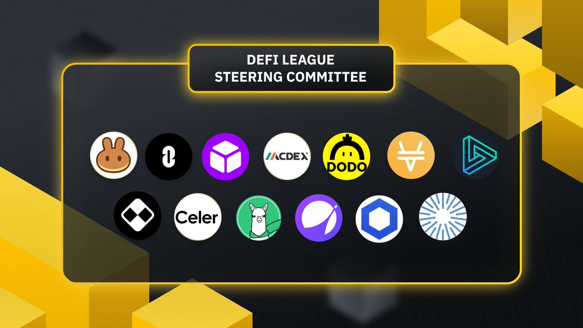 BNB Chain (@bnbchain) on Twitter photo The 13 founding members of #BNBChain DeFi League
<a href="/PancakeSwap/">PancakeSwap</a> <a href="/LayerZero_Labs/">LayerZero Labs</a> <a href="/Nodereal_io/">NodeReal</a> <a href="/MonteCarloDEX/">Bao Chau</a> <a href="/BreederDodo/">DODO</a> <a href="/VenusProtocol/">Venus Protocol</a> <a href="/DeriProtocol/">Deri Protocol</a> @tranchess <a href="/CelerNetwork/">CelerNetwork</a> <a href="/AlpacaFinance/">Alpaca Finance 🦙δ0</a> @ApolloX_com <a href="/chainlink/">Chainlink</a> & <a href="/GSR_io/">GSR</a> The 13 founding members of #BNBChain DeFi League
<a href="/PancakeSwap/">PancakeSwap</a> <a href="/LayerZero_Labs/">LayerZero Labs</a> <a href="/Nodereal_io/">NodeReal</a> <a href="/MonteCarloDEX/">Bao Chau</a> <a href="/BreederDodo/">DODO</a> <a href="/VenusProtocol/">Venus Protocol</a> <a href="/DeriProtocol/">Deri Protocol</a> @tranchess <a href="/CelerNetwork/">CelerNetwork</a> <a href="/AlpacaFinance/">Alpaca Finance 🦙δ0</a> @ApolloX_com <a href="/chainlink/">Chainlink</a> & <a href="/GSR_io/">GSR</a>