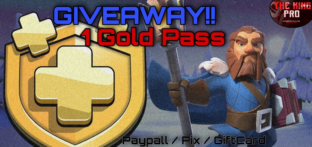 🔥GIVEAWAY🔥
1 Gold Pass

✅Seguir
✅Retweetar
✅Marcar 2 amigos

O vencedor sera divugado no dia 1 de Março🔥
Boa Sorte❗
