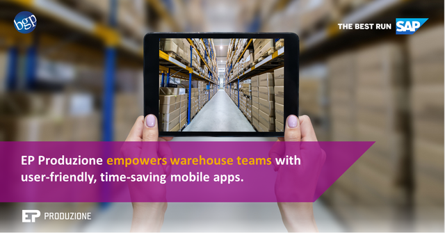 Learn how EP Produzione leverages #SAPBTP to help simplify and automate manual and time-consuming processes. &gt; A great use of SAP Mobile Services + Extension Suite to digitize and modernize bit.ly/3HhrZE1