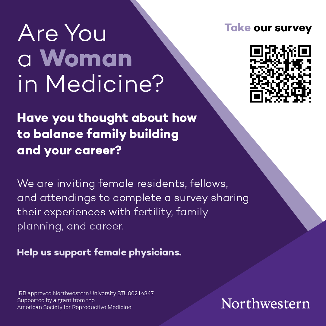 drevefeinberg's tweet photo. Are you a Woman in Medicine?  If YES please take this 15 minute survey that addresses fertility and family building in female physicians (MD/DO).  Please share widely. https://t.co/rwxCSofdeh