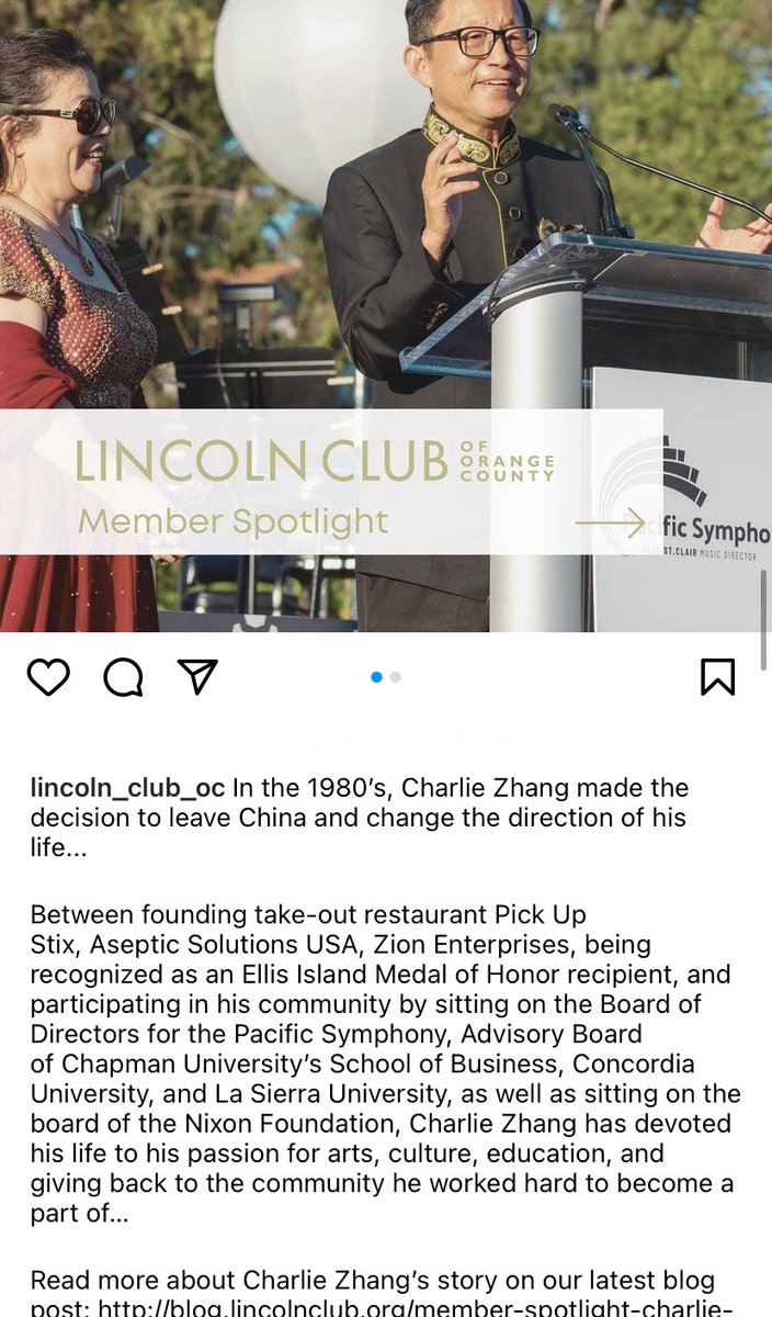 Lincoln Club member spotlight-Charlie Zhang