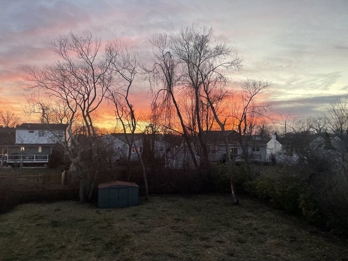 I love the sunsets I get from my deck! So pretty and peaceful!