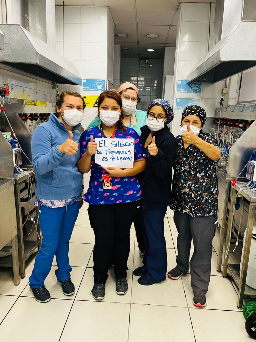fenassap's tweet photo. Ahora nuestros compañerxs del Sindicato Nacional de Nephrocare Chile ,atendiendo el llamado de la Alianza Global Fresenius @Sindicaton1nep1 @uniamericas @salud_cut @UTDTrabajoDigno @adriandurtschi @alansableUNI https://t.co/X8p7SZLHXo