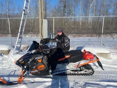 PaladinTechInc's tweet photo. We get the job done no matter what it takes! Snowmobile install? Check! https://t.co/AxO2ydnCWN