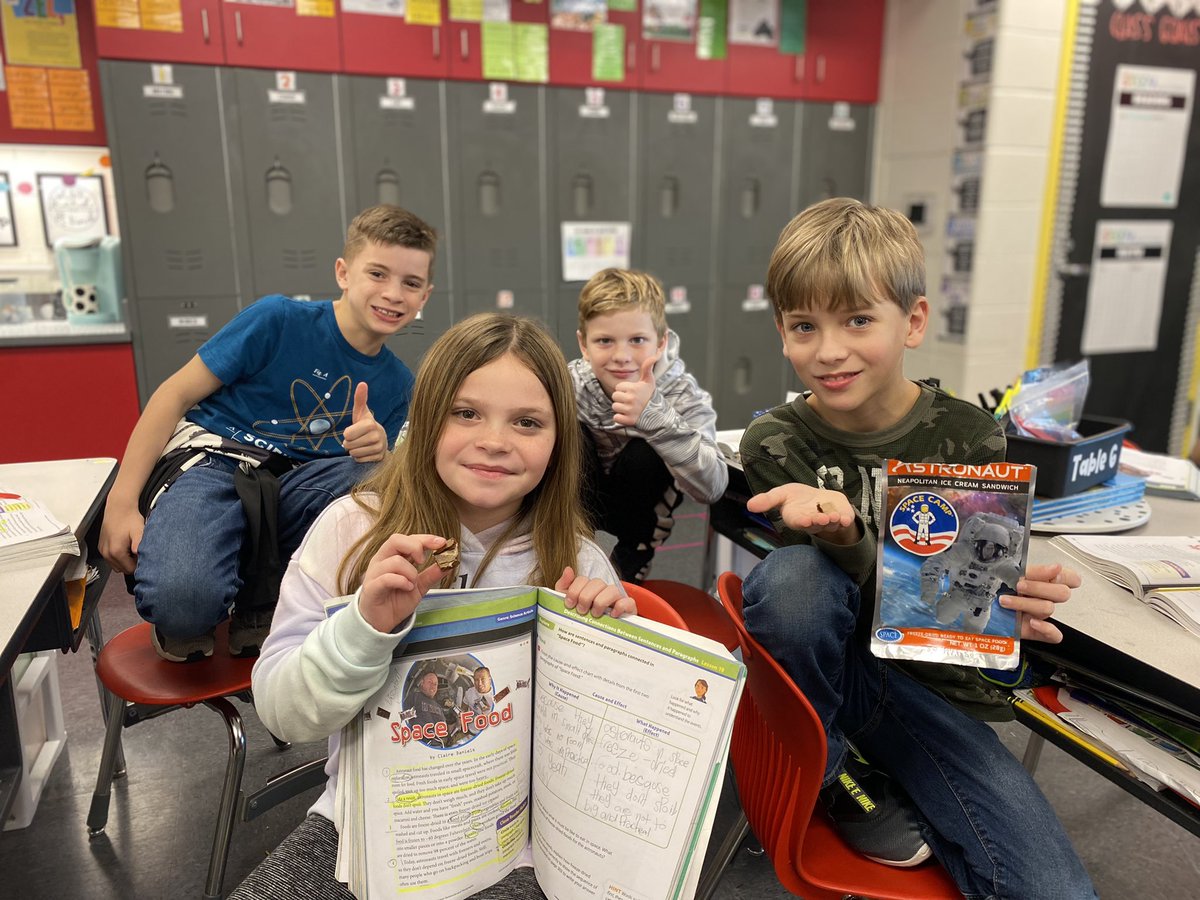 Simple activities in the classroom always seem to have the biggest impact! After reading “Space Food”, students sampled a dehydrated ice cream sandwich and their minds were blown!! 🤩 Exposing my kiddos to new experiences is one of my favorite things about teaching! <a href="/TCBOE_LES/">Lincoln Elementary</a>