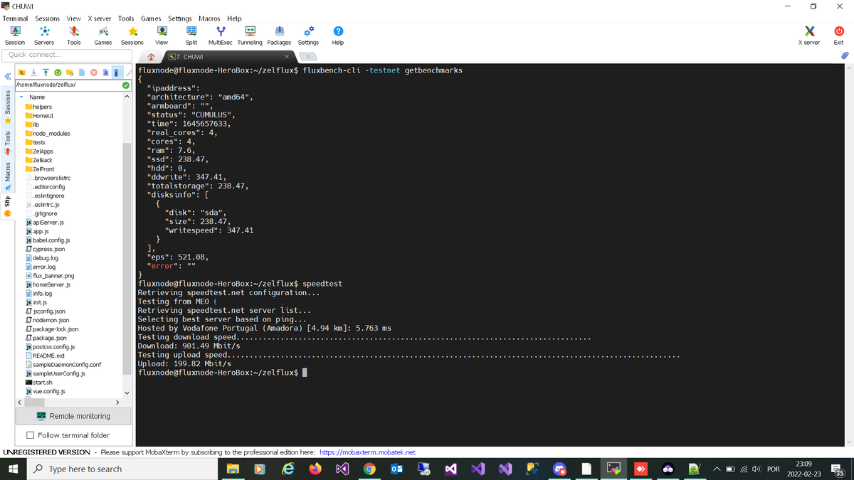$170/190€ Chuwi Herobook mini pc Intel J4125, 8GB Ram &amp; 256GB SSD is the cheapest $Flux Cumulus Node you can buy currently! Impressive low power usage between 3w and 12w. Video test soon! Attached Fluxbench results and ethernet speedtest! <a href="/RunOnFlux/">Flux I Decentralized Cloud</a> #CloudComputing #web3 #Flux