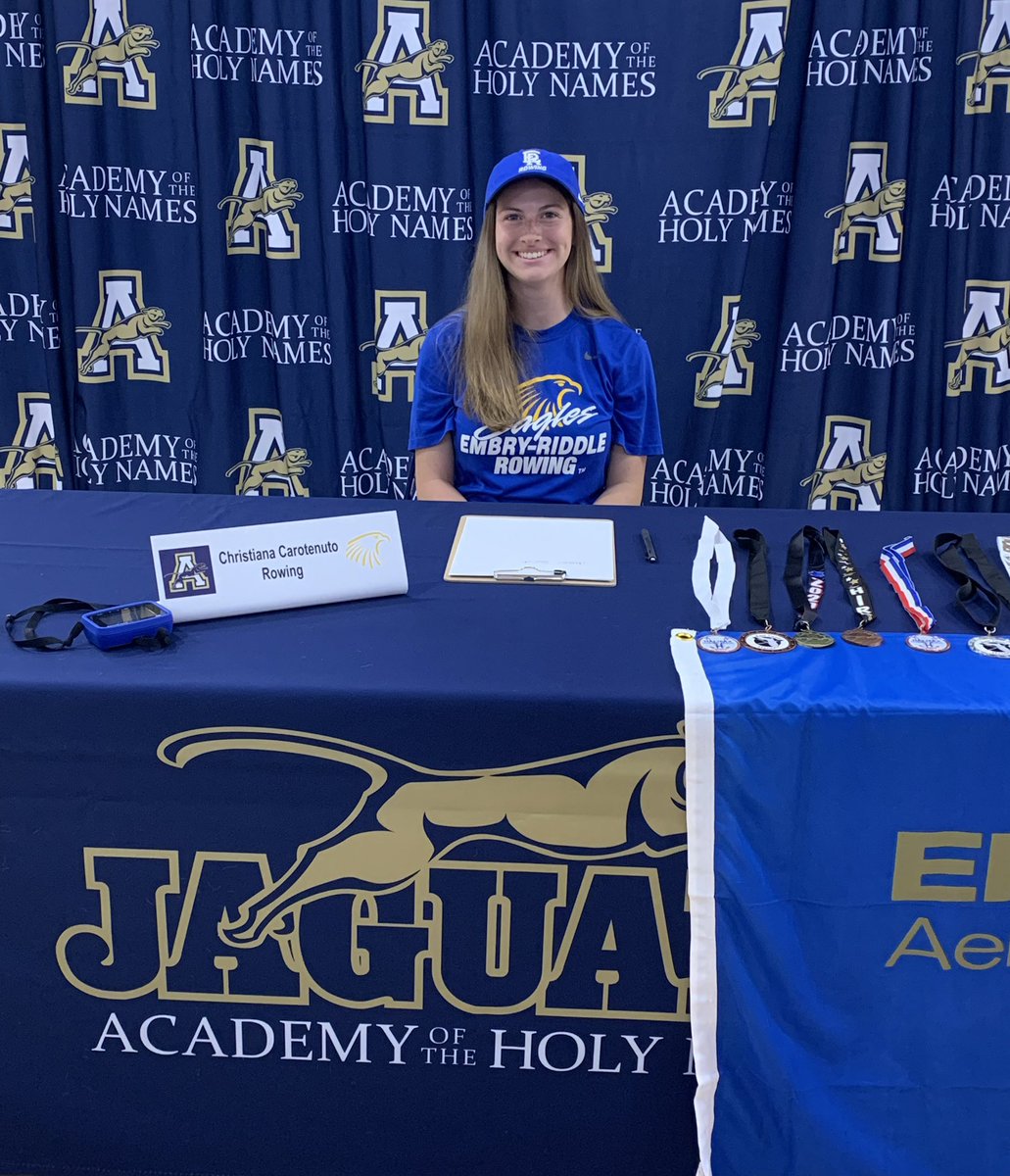 Holy Names Athletics Tampa (@ahnathletics) on Twitter photo Proud day for our AHN community and the Carotenuto family as we gathered to celebrate Christianaβs commitment to continue her rowing career at Embry-Riddle next year. Congrats and GO JAGS!!! <a href="/holynamestpa/">Academy of the Holy Names</a> Proud day for our AHN community and the Carotenuto family as we gathered to celebrate Christianaβs commitment to continue her rowing career at Embry-Riddle next year. Congrats and GO JAGS!!! <a href="/holynamestpa/">Academy of the Holy Names</a>