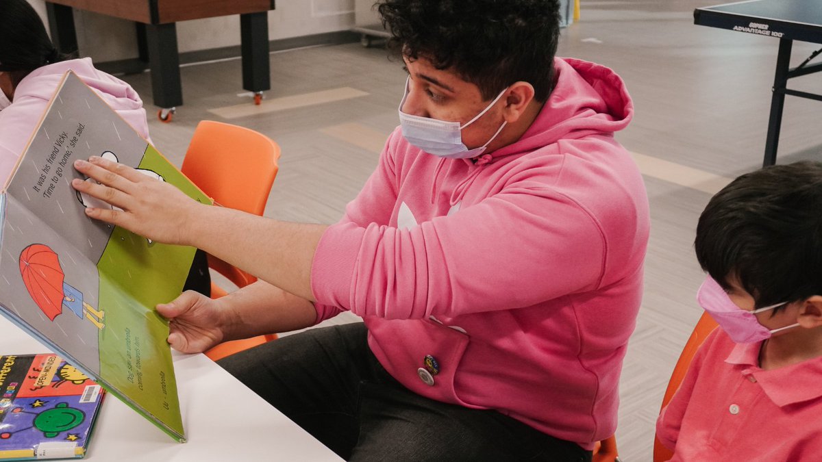 Today we have been finding ways to #LiftEachOtherUp for #PinkShirtDay! Our Middle School student leadership team welcomed everyone this morning while K/12 buddies spent time reading with one another. How will you spread kindness in the world today?