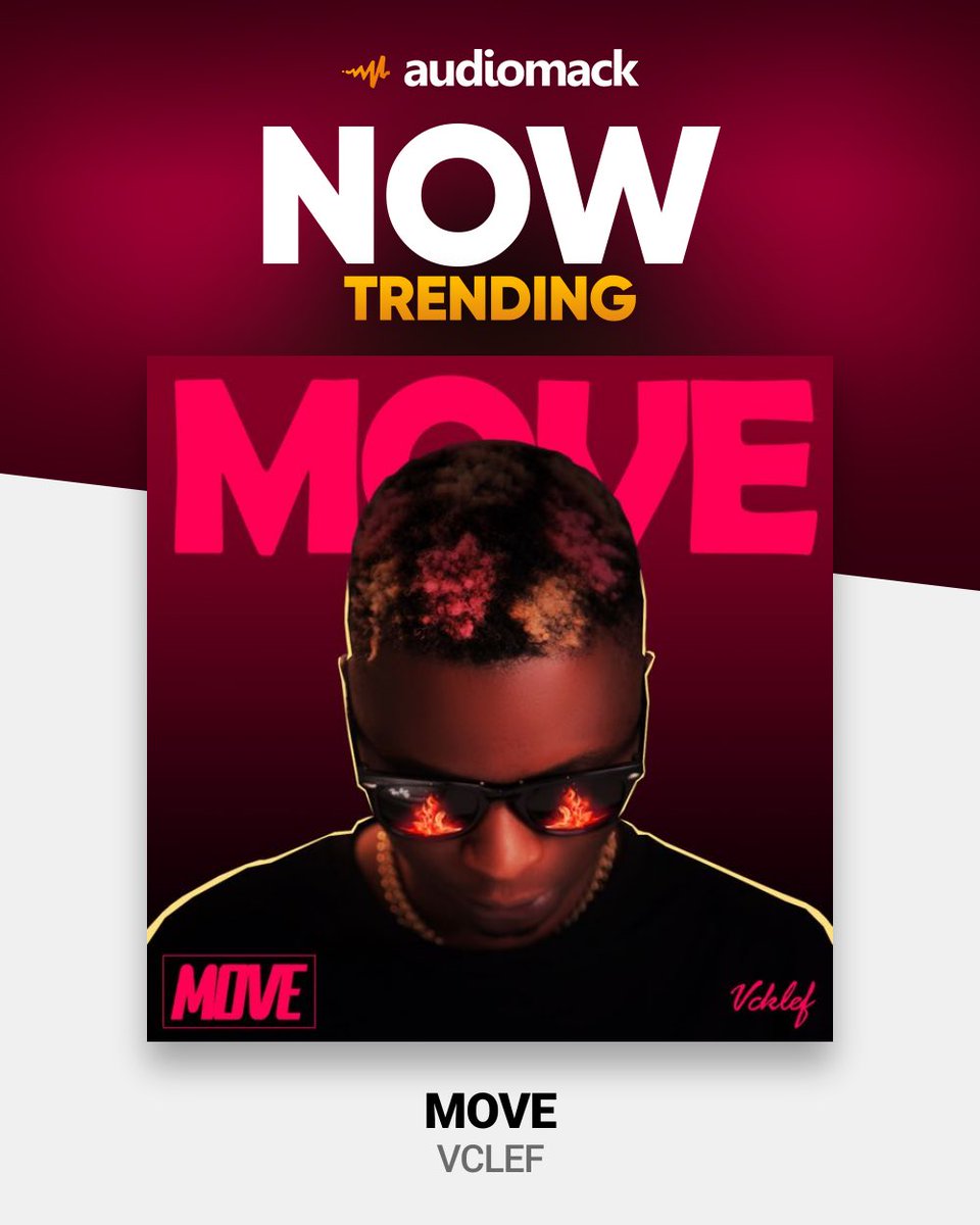 2badmusichq's tweet photo. @vclefofficial new single MOVE now trending on @audiomack @audiomackafrica update your playlist !!! https://t.co/aGYQF84X0O