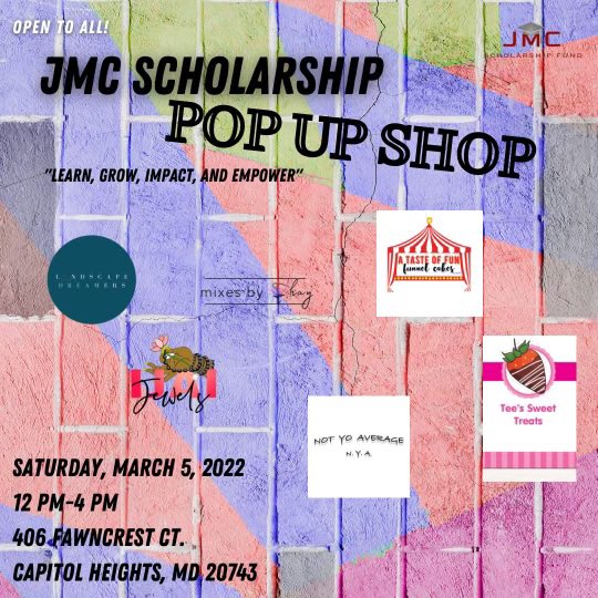 danyelleijai's tweet photo. 1st pop up of the year! Come out and support https://t.co/vWBlQdtSdJ