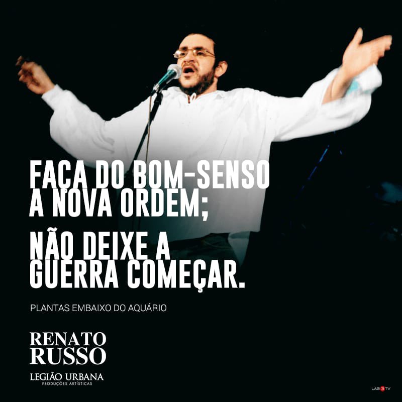 Renato_Russo's tweet photo. Não deixe a guerra começar! https://t.co/rDgcnFkzhG